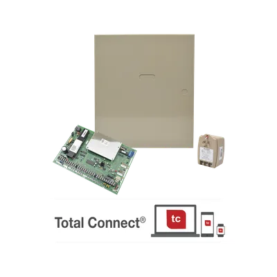 Panel de alarma comercial particionado / Hasta 250 zonas / 8 particiones / 250 usuarios / Compatible AlarmNet y V-Plex