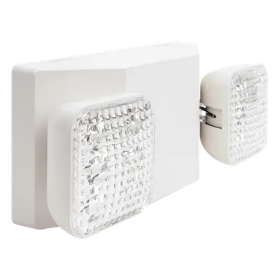Luz LED de Emergencia / Doble LED 1W / 150 Lúmenes / Voltaje Universal 127-277 VAC / Autonomía 90 min / UL 5VA