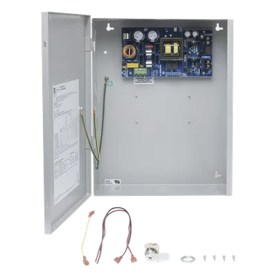 Fuente de Alimentación / 24 VCC 10 A / 1 Salida / Respaldo por Batería / 115 VAC 60 Hz / Protección por Cortocircuito y Sobrecarga Térmica