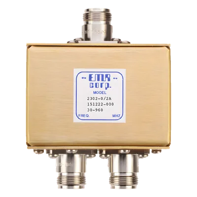 Divisor de Potencia RF / 2 Vías / 30-960 MHz / 0.5 W / N Hembra / 1.5x2.8x3.5 in