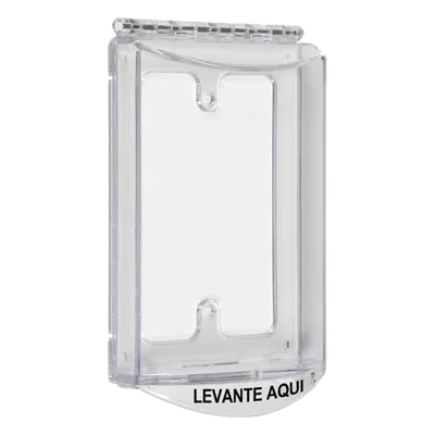Protector de Policarbonato / Resorte Torsión Acero Inoxidable / 90 x 151 x 33 mm / -40 a 121°C / Anti-Vandalismo