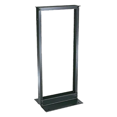 Rack de Dos Postes / 19 in EIA-310D / 24 Unidades de Rack / Aluminio / Carga 300 lbs (136 kg) / Rieles Roscados #12-24 / 1219 mm (4 ft) de Altura