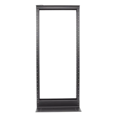 Rack de Dos Postes / 19 in EIA-310D / 24 Unidades de Rack / Aluminio / Carga 300 lbs (136 kg) / Rieles Roscados #12-24 / 1219 mm (4 ft) de Altura