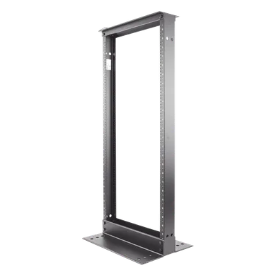 Rack de Dos Postes / 19 in EIA-310D / 24 Unidades de Rack / Aluminio / Carga 300 lbs (136 kg) / Rieles Roscados #12-24 / 1219 mm (4 ft) de Altura