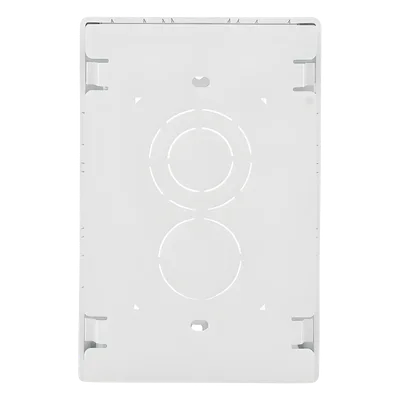 Caja de Pared Superficial / 5 x 3.26 x 1.62 in / PVC Auto-extinguible UL94-V0 / 3 Entradas de Tubería