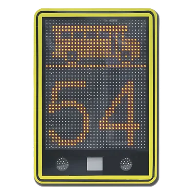 Radar de velocidad / 3 dígitos / LED 32x40 ámbar / 24.150 GHz / -20°C a +70°C / 3.54 x 2.56 x 0.43 ft