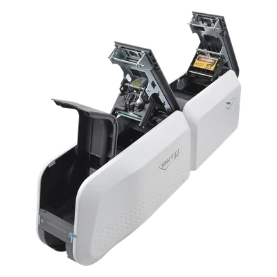 Impresora de Tarjetas PVC / Doble Cara Automática / 300 dpi / Laminador Integrado / USB / 100 Tarjetas Entrada