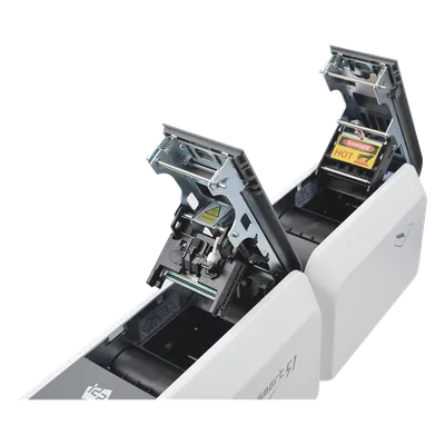 Impresora de Tarjetas PVC / Doble Cara Automática / 300 dpi / Laminador Integrado / USB / 100 Tarjetas Entrada