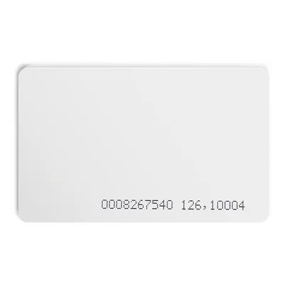 Tarjeta RFID UHF / EPC Gen2 / 860-960 MHz / 26 Bits / 85.6 x 54 x 1 mm / 0.28 x 0.18 x 0.003 ft