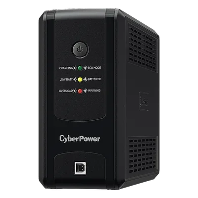 UPS de 550 VA / 275 W / Topología Línea Interactiva / AVR 86-148 Vca / 8 Salidas NEMA 5-15R / Puerto USB / Diseño Torre Compacto
