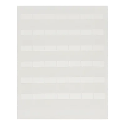 Etiqueta Auto-Laminada / 5000 Unidades / 0.50' x 1.50' (12.7 x 38.1 mm) / Poliéster / -54°C a 107°C / Cables 4.1 a 8.1 mm