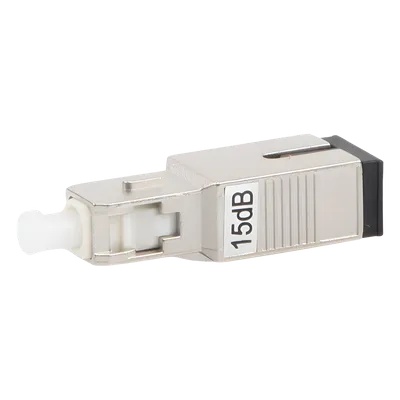 Atenuador Óptico / Monomodo SC/UPC / Atenuación 15 dB / Longitud de Onda 1310/1550 nm / Cuerpo Metálico
