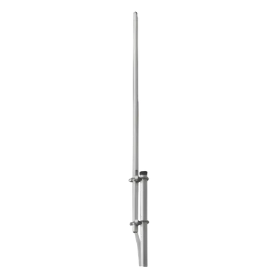 Antena Base UHF / Fibra de Vidrio / 380-400 MHz / 3 dBi / 150W / 35' (89.90 cm) / Resistencia Viento 125 mph (200 kph)
