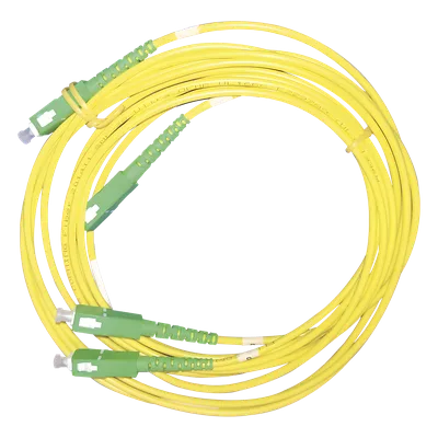Patch Cord de Fibra Óptica / SC/APC a SC/APC / 2 m (6.56 ft) / Monomodo