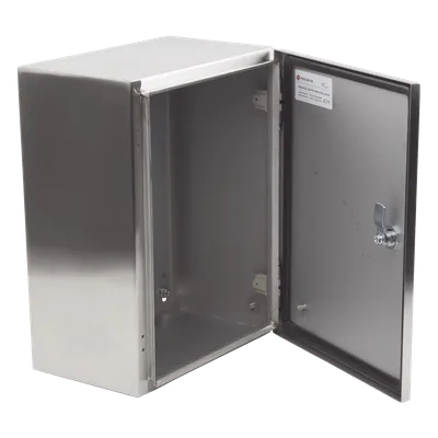 Gabinete de Acero Inoxidable / IP66 / IK10 / 300 x 400 x 200 mm / Capacidad 30 kg / Placa Interior Galvanizada