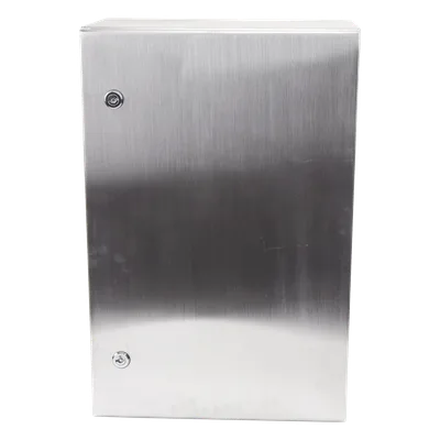 Gabinete de Acero Inoxidable IP66 / IK10 / 400 x 600 x 250 mm / 15.7 x 23.6 x 9.8 in / Carga 50 kg / Placa Galvanizada
