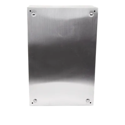 Gabinete de Acero Inoxidable IP66 / IK10 / 400 x 600 x 250 mm / 15.7 x 23.6 x 9.8 in / Carga 50 kg / Placa Galvanizada