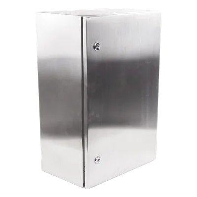 Gabinete de Acero Inoxidable IP66 / IK10 / 400 x 600 x 250 mm / 15.7 x 23.6 x 9.8 in / Carga 50 kg / Placa Galvanizada