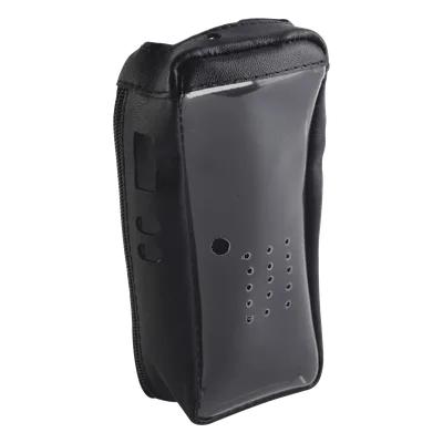 Funda de piel reforzada / Visor frontal transparente / 58 x 178 x 41.5 mm / Compatible NX-200/300/203/303
