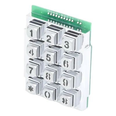 Teclado Iluminado para Portero Telefónico / Full Duplex Manos Libres / 100 Números de Teléfono / 2 Relés de Control de Acceso / Montura Empotrada 8.375' x 14' x 3.25'