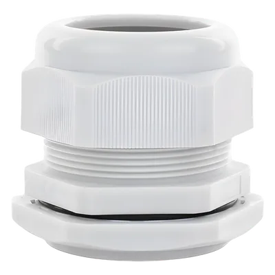 Conector Tipo Glándula / Plástico Industrial / Cable 34-44 mm / Rosca Exterior 59 mm / Resistente Intemperie