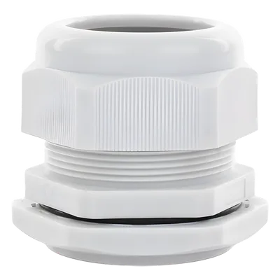 Conector Tipo Glándula / Plástico Industrial / Cable 34-44 mm / Rosca Exterior 59 mm / Resistente Intemperie