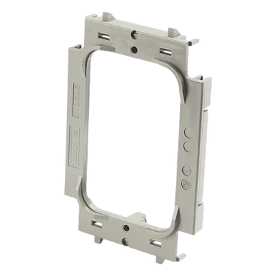 Adaptador Atornillable para Faceplate / PVC Gris / 2.75 in x 4 in / 0.33 ft / Montaje Atornillado