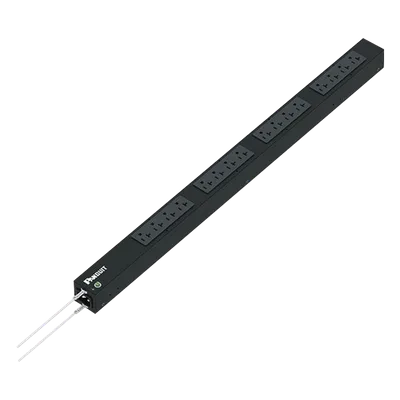 PDU Básico para Rack / 16 Contactos NEMA 5-20R / 20 A / 120 Vca / Montaje Vertical 0U / Cable 3 m (9.8 ft)