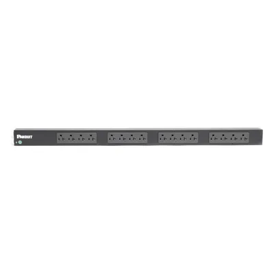PDU Básico para Rack / 16 Contactos NEMA 5-20R / 20 A / 120 Vca / Montaje Vertical 0U / Cable 3 m (9.8 ft)