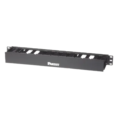 Organizador de Cables Horizontal / 1UR / 19 pulgadas (483 mm) / Solo Frontal / Gestión Coaxial, Fibra y Categoría 5e/6