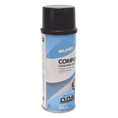 Limpiador Dieléctrico en Aerosol / 454 ml / Desengrasante para Circuitos / Rápida Evaporación / Sin Residuos