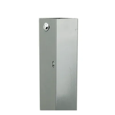 Ducto Cuadrado Embisagrado / 10 x 10 cm / 1.52 m (4.99 ft) / Capacidad 159 Cables Cat6 / Acero al Carbón con Epóxica / Knock Out 3/4' y 1'