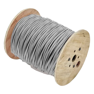 Bobina de Cable para Alarma / 12x22 AWG / 305 m (1000 ft) / 6 Pares / Riser CMR-CL3R-FPLR / Gris