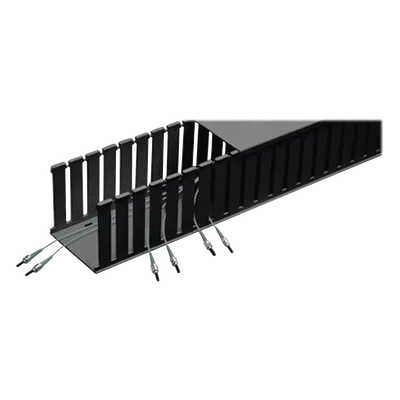 Canaleta Ranurada / 4 in Ancho / 4 in Alto / 6 ft Largo / PVC Rígido / Sin Tapa / UL 2024A