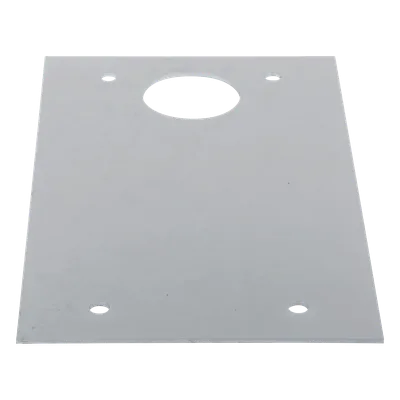 Base para Barrera / Acero Inoxidable / Compatible FAAC640 y FAAC642 / Anclaje Exterior