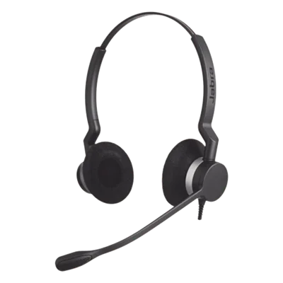 Diadema / Auricular Jabra Biz 2300 Duo / QD / Cable Reforzado / Brazo 360° / Contact Center (2309-820-105)