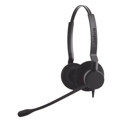 Diadema / Auricular Jabra Biz 2300 Duo / QD / Cable Reforzado / Brazo 360° / Contact Center (2309-820-105)