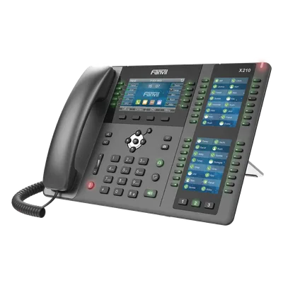 Teléfono IP / 20 Líneas SIP / Triple Pantalla Color / 106 Teclas DSS Programables / Bluetooth / PoE / Gigabit