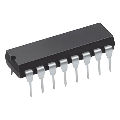 Circuito Integrado / Doble Contador Binario 4 Etapas / DIP-14 / 27 MHz / -55°C a 125°C
