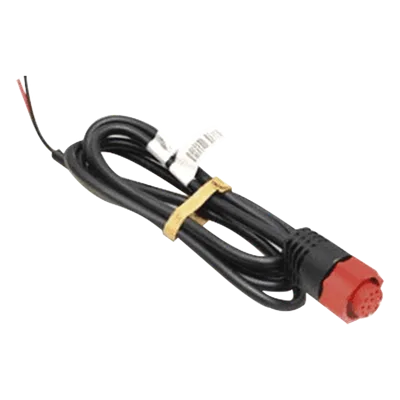Cable de Alimentación para Pantallas de Navegación / 2 m (6.6 ft) / Aislamiento Reforzado / Uso en Exteriores / Compatible Elite Ti, Hook, Elite, HDS
