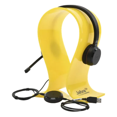 Auricular Profesional / Cancelación Pasiva de Ruido / Conexión USB y 3.5 mm / Micrófono con Cancelación de Ruido / Control de Llamadas con LED / Plug and Play