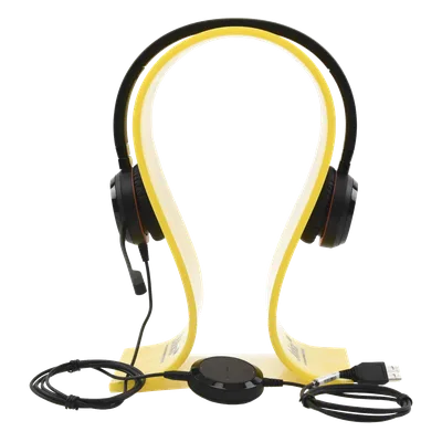 Auricular Profesional / Cancelación Pasiva de Ruido / Conexión USB y 3.5 mm / Micrófono con Cancelación de Ruido / Control de Llamadas con LED / Plug and Play
