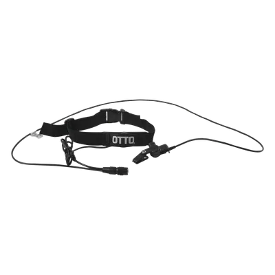 Micrófono de Garganta / PTT Grande / Conector Hirose / Entrada 2.5 mm / Compatible Kenwood NX/TK Series y Motorola GP300/DEP450 / Cable Puerto de Accesorios