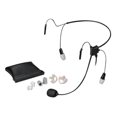 Diadema de comunicación / Cancelación de ruido 29 dB / Diseño MIL-STD-810 / Dual bilateral / Peso