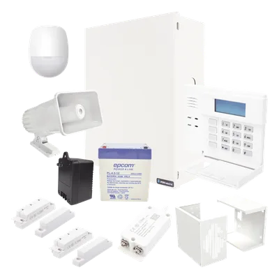 Kit de panel de alarma VISTA-48LA / 8 zonas cableadas expandibles a 48 / teclado de palabras fijas / 3 particiones / Total Connect 2.0