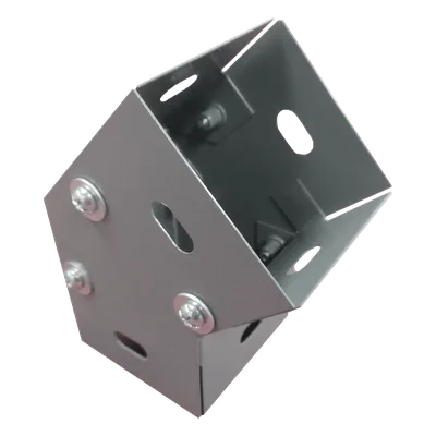 Codo Horizontal de Derivación / 45 Grados / 100 x 100 mm (4 x 4 pulg) / Acero al Carbón / Ducto CH-DC-100X100L