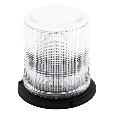 Burbuja LED Ultra Brillante / 3 LEDs de 5W / 12-48 VCC / SAE J845 Clase II / Montaje Permanente / 6.5' x 6.7'