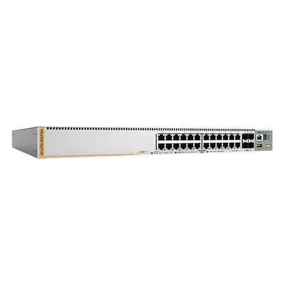 Switch PoE+ Stackeable Capa 3 / 20 puertos Gigabit + 4 Multi-Gigabit hasta 5G + 4 SFP+ 10G / 740W PoE+ / 160 Gbps / 119 Mpps