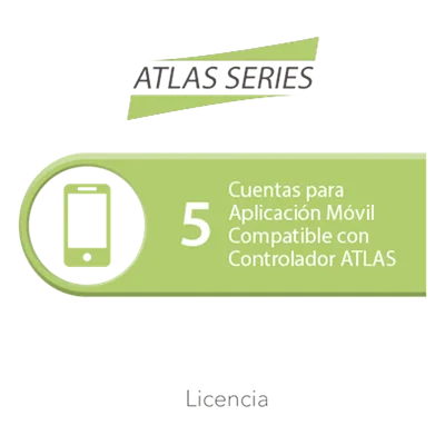 Licencia App Móvil / 5 Cuentas Simultáneas / Gestión Remota de Controladores de Acceso / Monitoreo en Tiempo Real / Apertura Remota