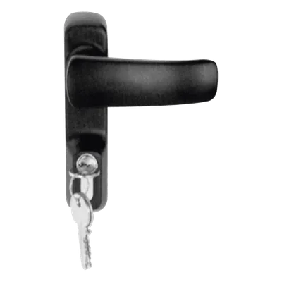 Manija para Barra de Emergencia / Zamak / Plata / Puerta 40-70 mm / Apertura Reversible / 1.57-2.76 in